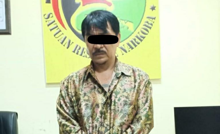 Kakek Pengguna Narkoba Dibekuk Polres Kutim
