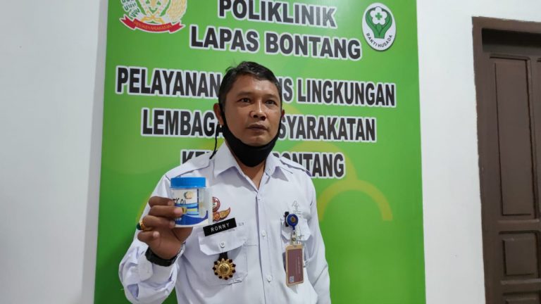 Pastikan Bukan Sarang Narkoba, Semua Pegawai Lapas Bontang Dites Urine