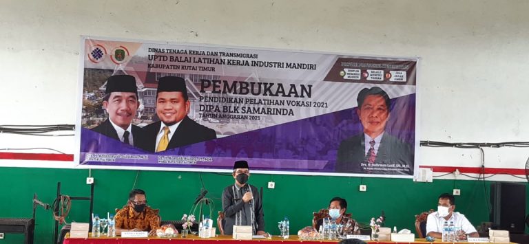 Tingkatkan SDM Kutim, Disnakertrans Gelar Pelatihan Kerja