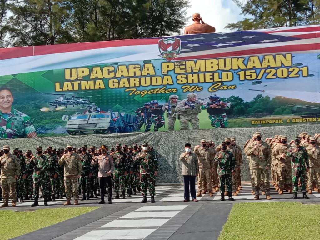 Pangdam VI Mulawarman Buka Latgab TNI AD-US Army