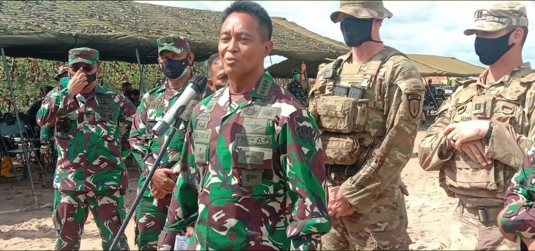 KSAD Tinjau Latihan Bersama Garuda Shield di Amborawang