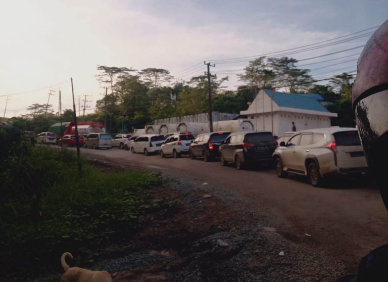 Jalur Samarinda-Bontang Macet