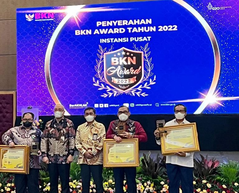 Di Tahun Ini, Kemenkumham Raih 2 BKN Award