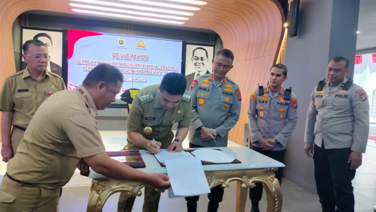 Untuk RS Bhayangkara, 84 Hektare Tanah Pemkot di HM Rifaddin Diserahkan Ke Polda Kaltim