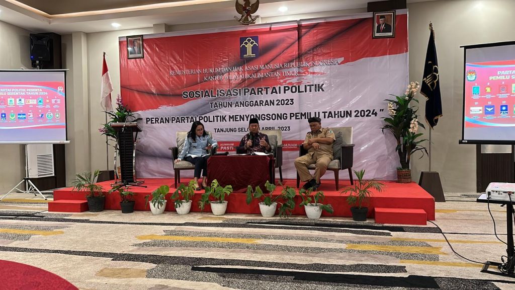 Usai Kaltim, Kanwil Kemenkumham Lanjutkan Sosialisasi Parpol di Kaltara