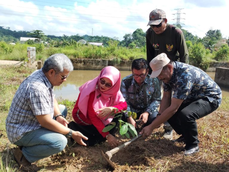 Peringati HUT Ke-32, SMAN 7 Samarinda Lakukan Penanaman Pohon