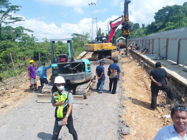 Penanganan Cepat, Turap Samarinda Seberang – Sanga-Sanga Sudah 13,8 Persen