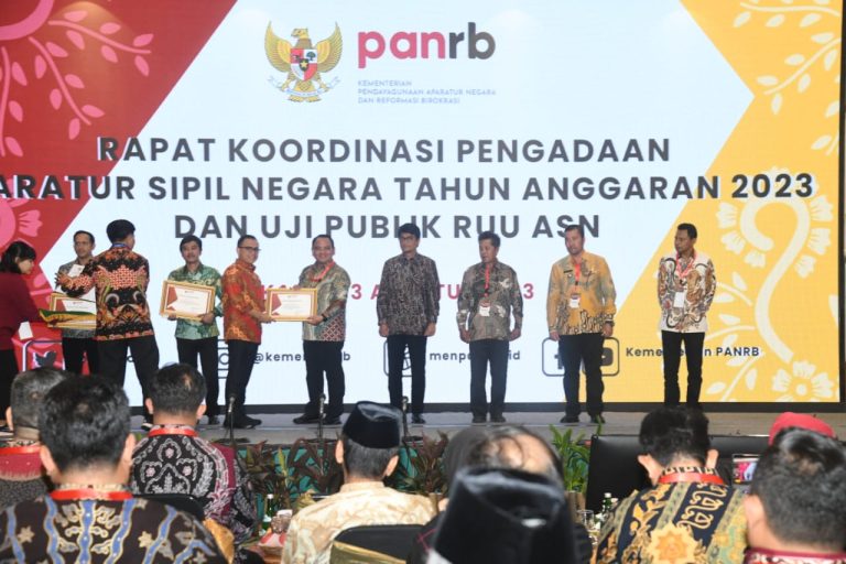 Kemenkumham Sabet Penghargaan Tata Kelola Pengadaan ASN Terbaik