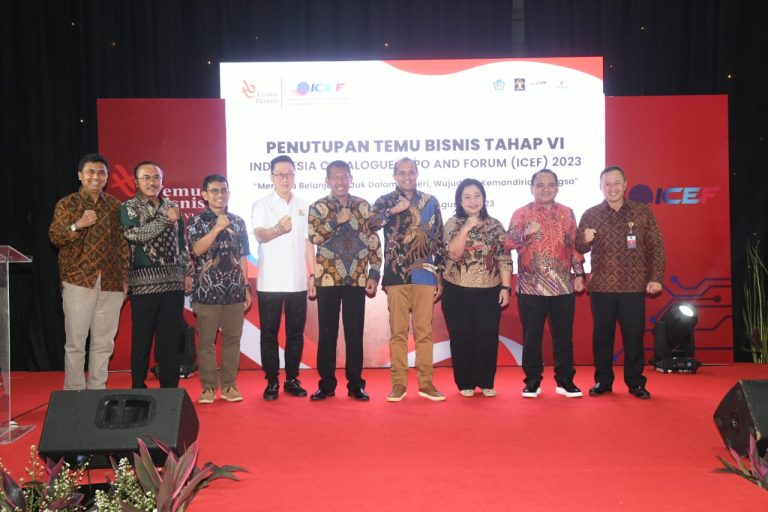 Tutup Temu Bisnis Tahap VI, Wamenkumham: Wujudkan Target 95 Persen Belanja PDN