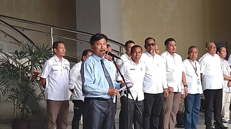 sekda sunggono saksikan saat sertijab di lingkup pemkab kukar