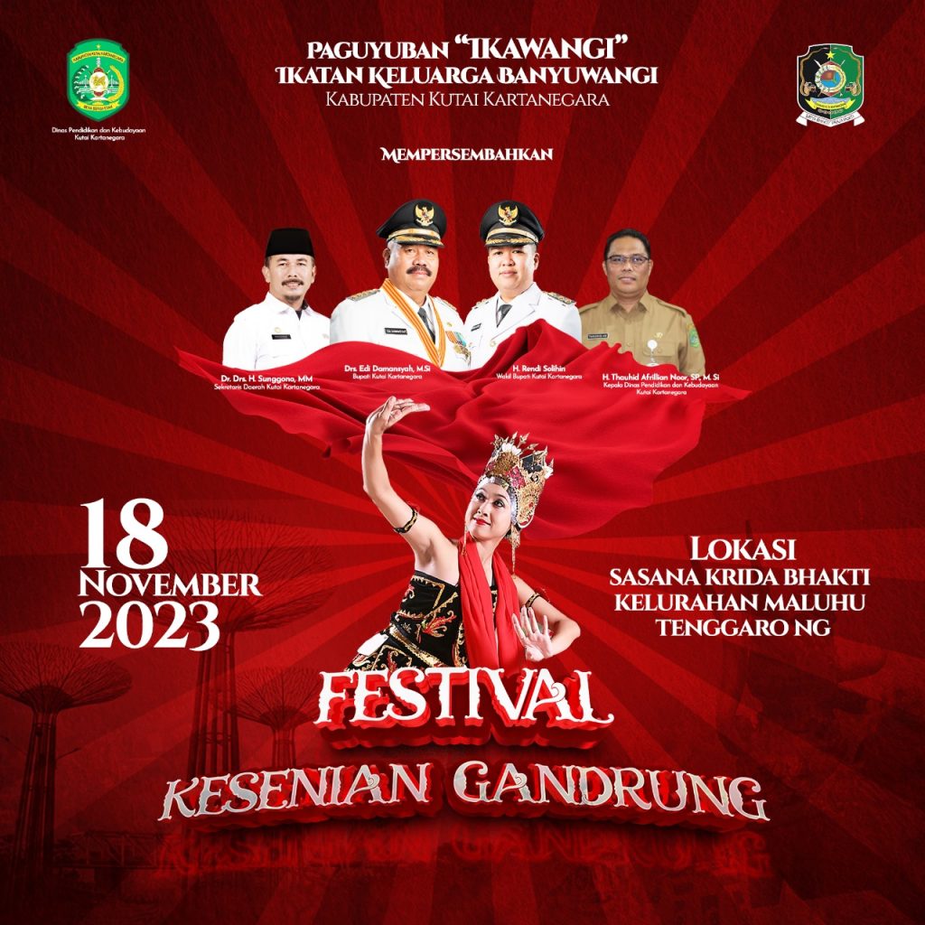 Wabup Kukar Dukung Penuh Festival Kesenian Gandrung