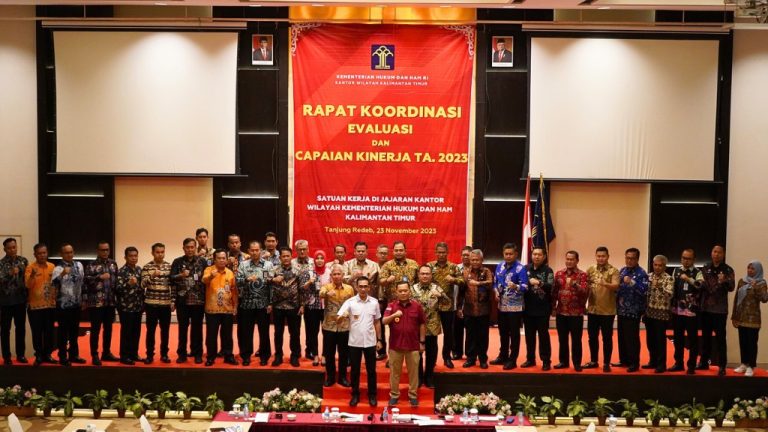 Kemenkumham Kaltim Evaluasi Capaian Kinerja 2023