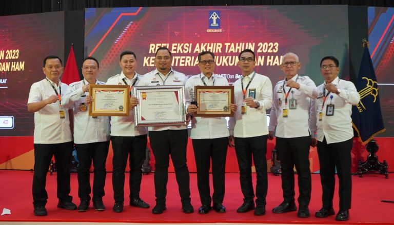 Raih Penghargaan, 3 UPT Kemenkumham Kaltim Sukses Memberikan Kinerja Terbaik