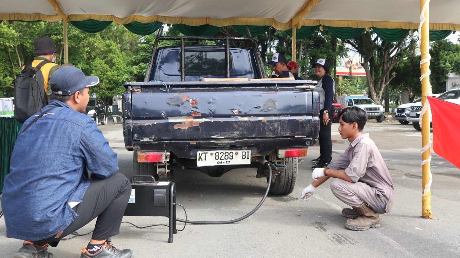 Dlh Gelar Uji Emisi Gratis Di Tiga Lokasi Padat Kendaraan Di Samarinda