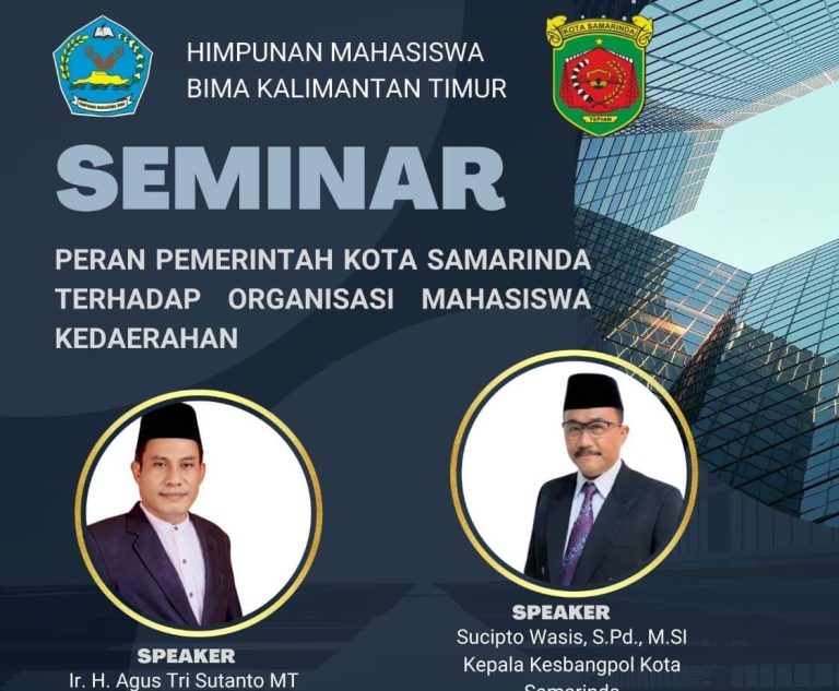 Diskusi Publik Garapan Mahasiswa Bima, Sekwan Samarinda Bakal Berbagi Ilmu