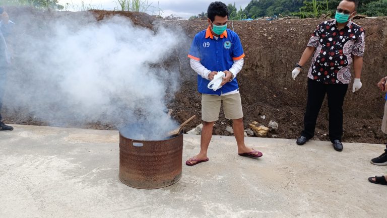 BNNP Kaltim Bakar Ganja Seberat 181,34 Gram, Berikut Detail Kasusnya