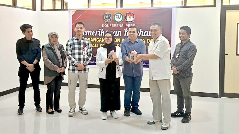 Neni-Agus Bersyukur Tahap Pemeriksaan Kesehatan Pilkada Bontang Tuntas