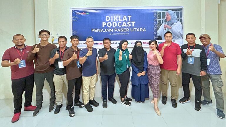 Infosatu.co dan Bapenda PPU Sukses Gelar Diklat Podcast, Fokus Public Speaking dan Konten Digital