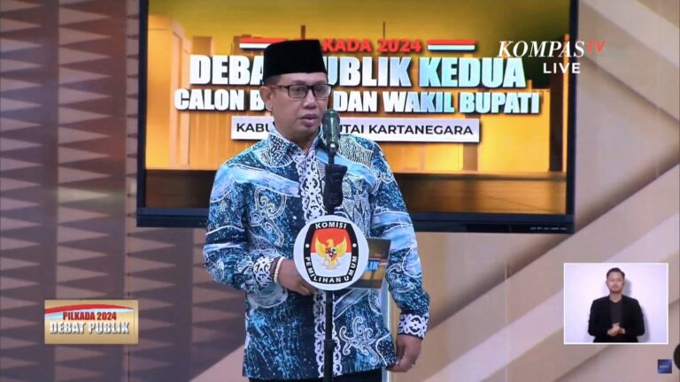 Debat Kedua Pilbup Kukar 2024, Paslon Bertarung di Isu Digitalisasi dan Lingkungan