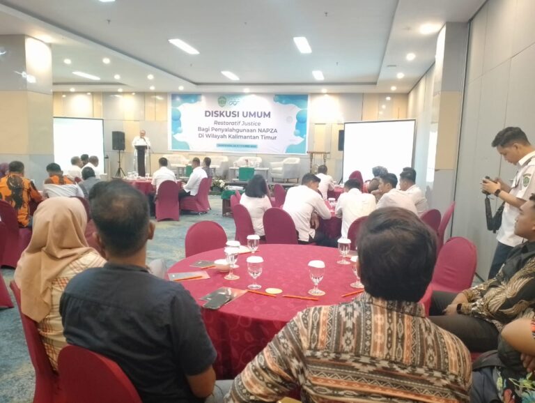 Pendekatan Restoratif Justice akan Jadi Kunci Sukses Rehabilitasi Napza di Kaltim
