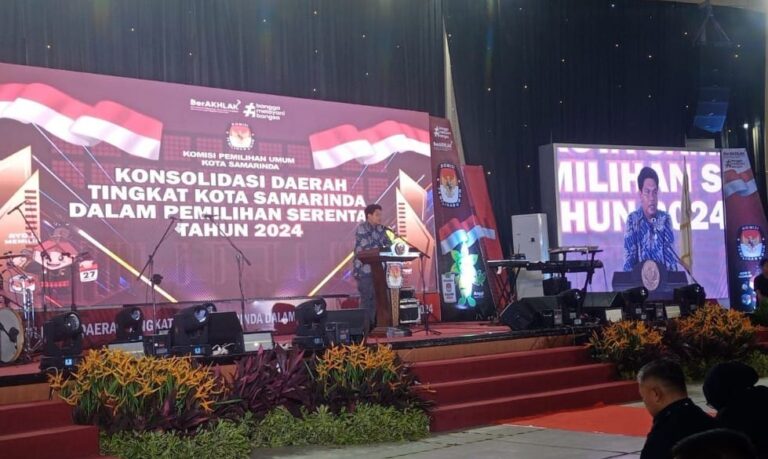 Konsolidasi Daerah, KPU Samarinda Targetkan Partisipasi Pemilih 78 Persen