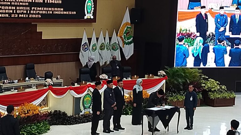 DPRD Kaltim Terima Laporan Hasil Pemeriksaan LKPD 2024 dari BPK