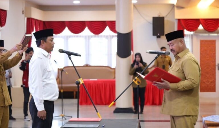 Bupati Kukar Lantik Pj Kades dan BPD PAW, Minta RPJMDes Segera Disesuaikan