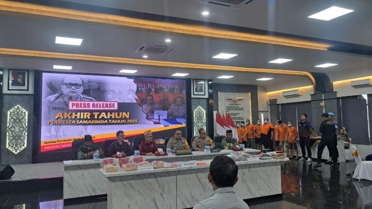 Gangguan Kamtibmas Turun, Polresta Samarinda Ungkap Capaian Kinerja 2025