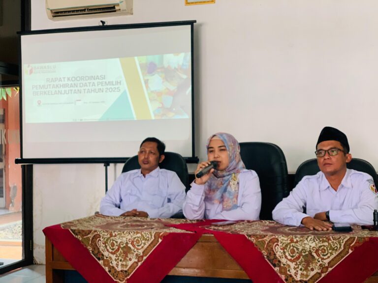 Bawaslu Kota Pasuruan Perketat Pengawasan Data Pemilih 2025, Media Diminta Aktif Awasi Kerawanan