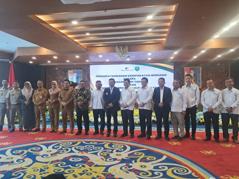 Pemprov Kaltim Gandeng Badan Bank Tanah, Targetkan Penataan Lahan Negara yang Adil dan Produktif