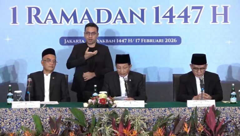 Resmi Ditetapkan, 1 Ramadan 1447 H Jatuh 19 Februari 2026, Kemenag Ajak Umat Jaga Toleransi