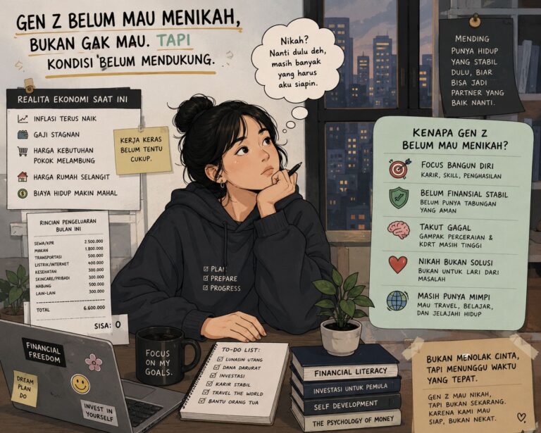 Fenomena Gen Z Belum Menikah di Usia Ideal, Realistis Jadi Prinsip