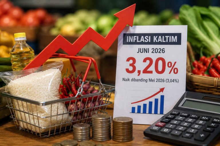 Inflasi Kaltim Naik Jadi 3,20 Persen di Juni 2026, Samarinda Tertinggi