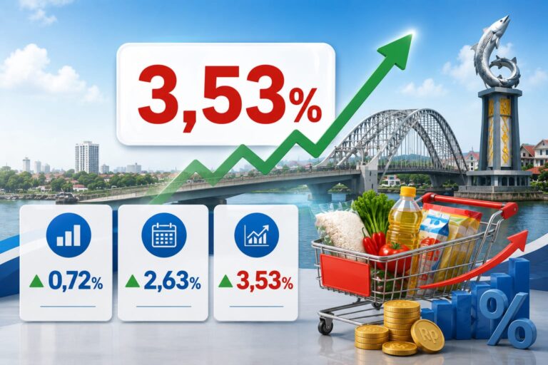 Kebutuhan Pokok Samarinda 90 persen Masih Dipasok dari Luar, Dorong Inflasi Jadi 3,53 Persen