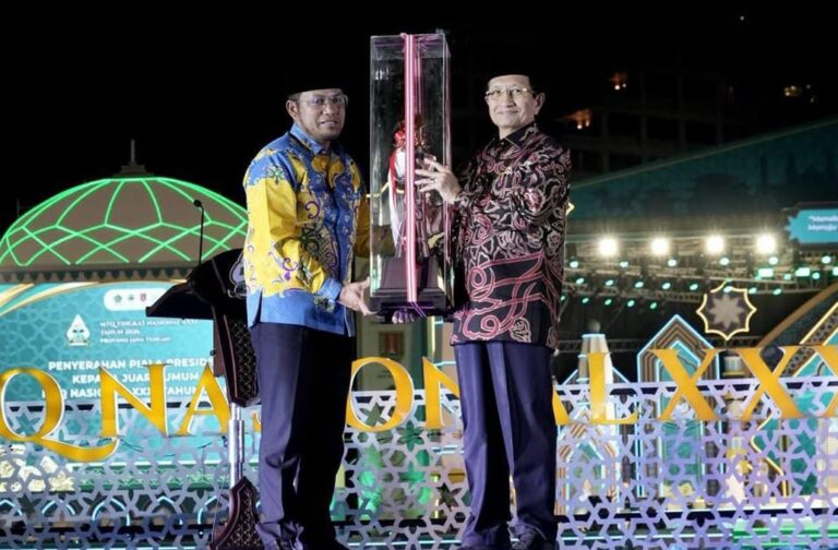Kaltim Pertahankan Juara Umum MTQN 2026, Piala Presiden Kembali ke Bumi Etam Kaltim Juara Umum MTQN 2026