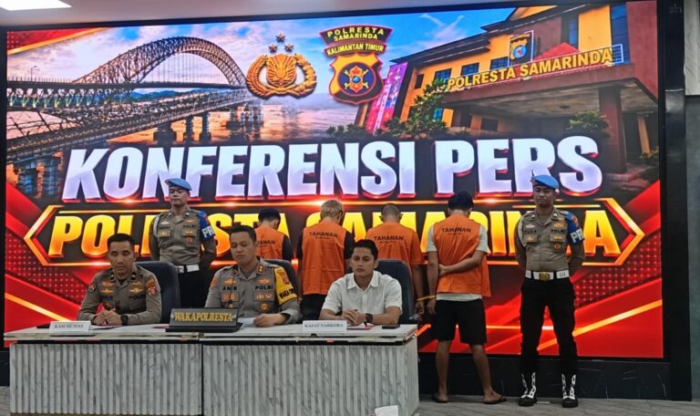 Empat Tersangka Pencurian Kabel Samarinda, Kerugian Pemkot Capai Rp72 Juta